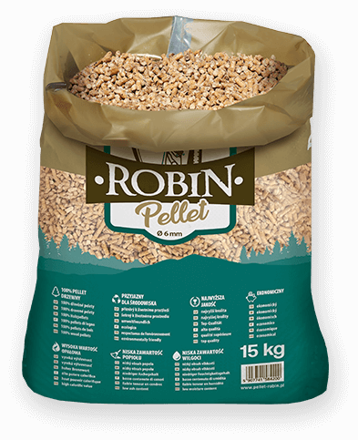 worek pelletu opałowego Robin do kupienia w Radzyniu Podlaskim lub sklepie internetowym